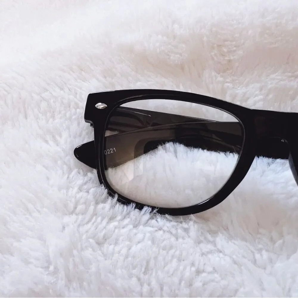 Tyler Black Rectangular Reader Glasses - Picture 2 of 11